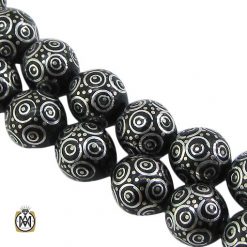 tasbeeh-yaser-101-seeds-4448 تسبیح 101 دانه یسر مرصع کاری و نقره ممتاز