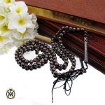 تسبیح 101 دانه کوک (کشکول) مرصع کاری و نقره