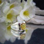 انگشتر یاقوت زرد اصل آفریقایی مردانه