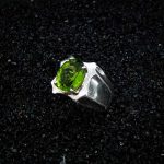 Men's embroidered rings-11327 (2) انگشتر زبرجد مردانه اصلی کد 11327