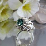 انگشتر موزانایت مردانه دست ساز