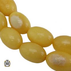 Amber tasbih 33 seeds-4474-2 تسبیح کهربا لهستانی تراش بیضی
