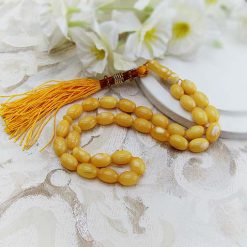 Amber tasbih 33 seeds-4474 تسبیح کهربا بولونی اصلی کد 4474
