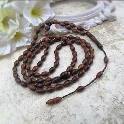 Colorful long stitch tasbih-4479-1 تسبیح کوک ساده 101 دانه بیضی