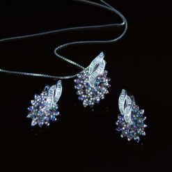 Half a set of beautiful silver1 نیم ست نقره با روکش آب رادیوم