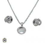 Half a set of fine silver2 7417 نیم ست نقره باروکش آب رادیوم