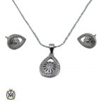 Half a set of fine silver2 7421 نیم ست نقره آب رادیوم 4421