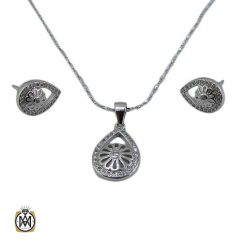 Half a set of fine silver2 7421 نیم ست نقره آب رادیوم 4421
