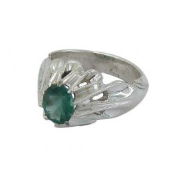 Men's Men's Ring-22308-2 انگشتر زمرد اصل مردانه شبکه ای - 11308