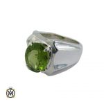 Men's embroidered rings-11327 (2) انگشتر زبرجد اصل مردانه دست ساز