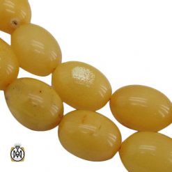 Original amber tasbih of 33 seeds-2 تسبیح کهربا بولونی طبیعی کد 4476