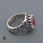 انگشتر یاقوت سرخ مردانه کد 11322