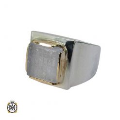 Seven Sharafmi Ring-11319 انگشتر عقیق یمن کبود اصل هفت شرف