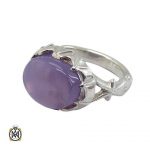 Yemeni blue agate ring2-11303 انگشتر مردانه یمنی کبود اسپرت