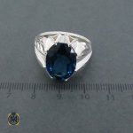 انگشتر توپاز لندن دست ساز مردانه