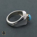 انگشتر نیشابوری فیروزه رکاب نقره