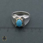 انگشتر دست ساز فیروزه نیشابوری