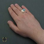 انگشتر مردانه نیشابوری دست ساز