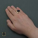 انگشتر مردانه یاقوت کبود دست ساز-6 انگشتر یاقوت دست ساز مردانه