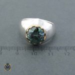 انگشتر ساده موزانایت دست ساز - 11339