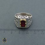 انگشتر یاقوت سرخ دست ساز - 5 انگشتر مردانه یاقوت سرخ