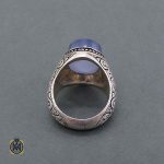 انگشتر حکاکی هفت شرف کبود