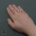 انگشتر نیشابوری مردانه دست ساز