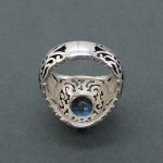 انگشتر دست ساز با نگین توپاز-4 انگشتر نگین اصلی توپاز مردانه