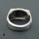 انگشتر مردانه دست ساز فیروزه معدنی