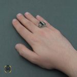 انگشتر اسپرت مشکی مدل فروهر