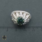 انگشتر موزانایت دست ساز مردانه