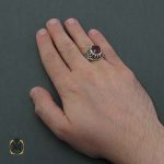 انگشتر مردانه یاقوت سرخ معدنی