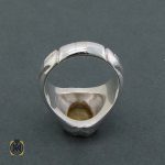 انگشتر مردانه یاقوت زرد کد 11321