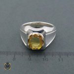 انگشتر دست ساز یاقوت مردانه کد 11326