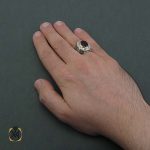 انگشتر مردانه یاقوت آفریقایی سرخ کد 11325