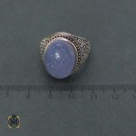 انگشتر یمنی کبود حکاکی -11306