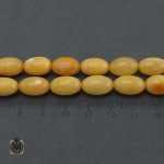 تسبیح بیضی کهربا معدنی بولونی