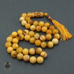 تسبیح درشت کهربا اصلی