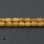 تسبیح تراش استوانه ای کهربا بولونی