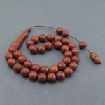 تسبیح کوک ساده 33 دانه -4 تسبیح اصلی 33 دانه قهوه ای-4481