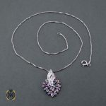 نیم ست نقره درشت 3 نیم ست آب رادیوم رنگین