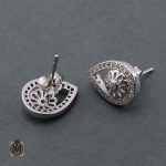 نیم ست نقره نگین دار 4 نیم ست فانتزی نقره آب رادیوم