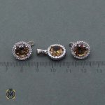 نیم ست نگین دار آب رادیوم 7420