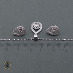 نیم ست نقره پرنگین 5 7421 نیم ست آب رادیوم نقره