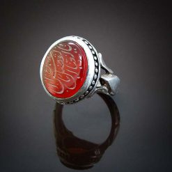 Men's agate ring انگشتر عقیق اصل مردانه با حکاکی