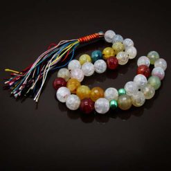 Multi-colored opal tasbih تسبیح عقیق اصل 33 دانه چند رنگ