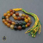 Original agate tasbih -2 - 4502 تسبیح عقیق 33 دانه کد 4502