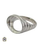 رکاب تک مردانه نقره مدل صفوی