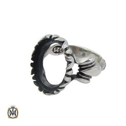 رکاب تک انگشتر مردانه دور چنگ کد 11351 رکاب تک انگشتر مردانه دور چنگ کد 11351