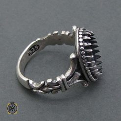 ring without stones - 2 - 11350 رکاب تک مردانه نقره کد 11350